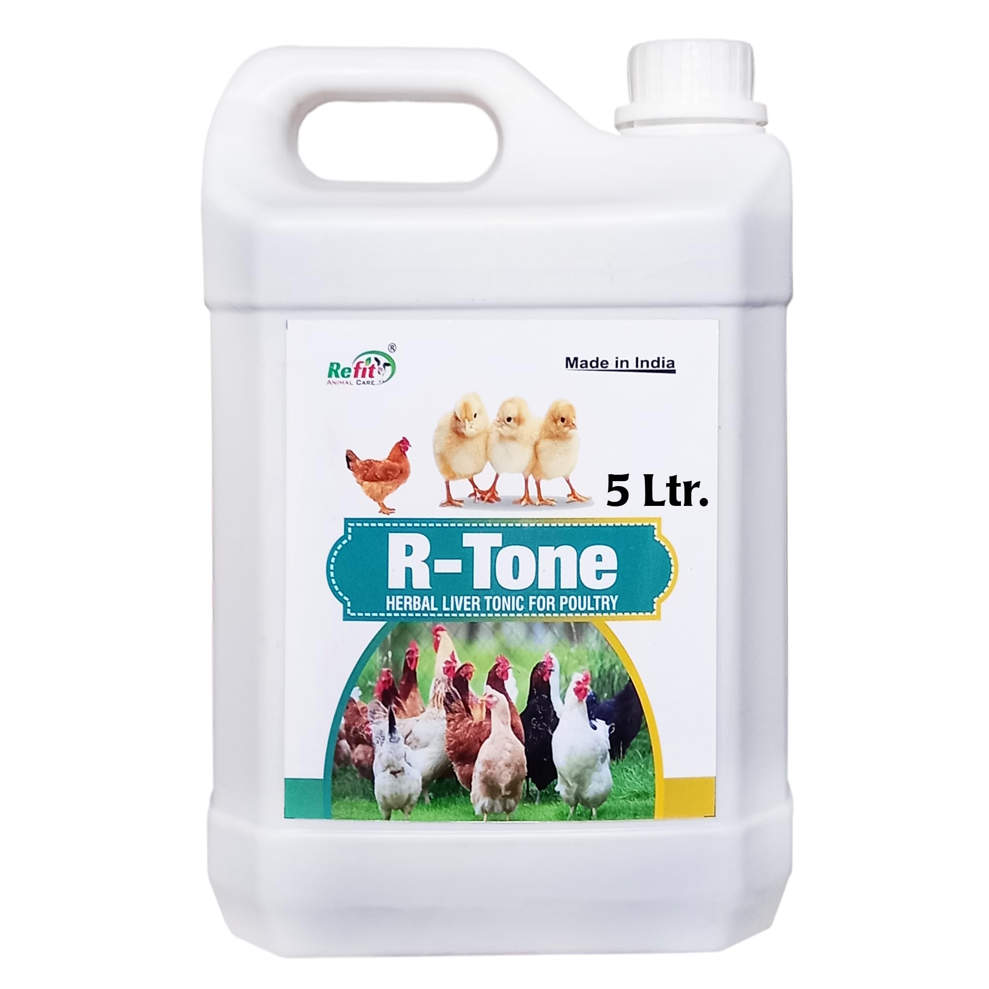 Sponsored Ad - Herbal Liver Tonic for Chicken, Chicks, Broilers Birds, 5 Litre, R Tone