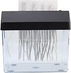 USB Paper Shredder, 2 Sheets A6 Paper or 1 Sheet Folded Paper Cutter Battery USB Powered Home Office Shredder Mini Cutting Machine for Paper, Invoices, Receipts, PP Plastic