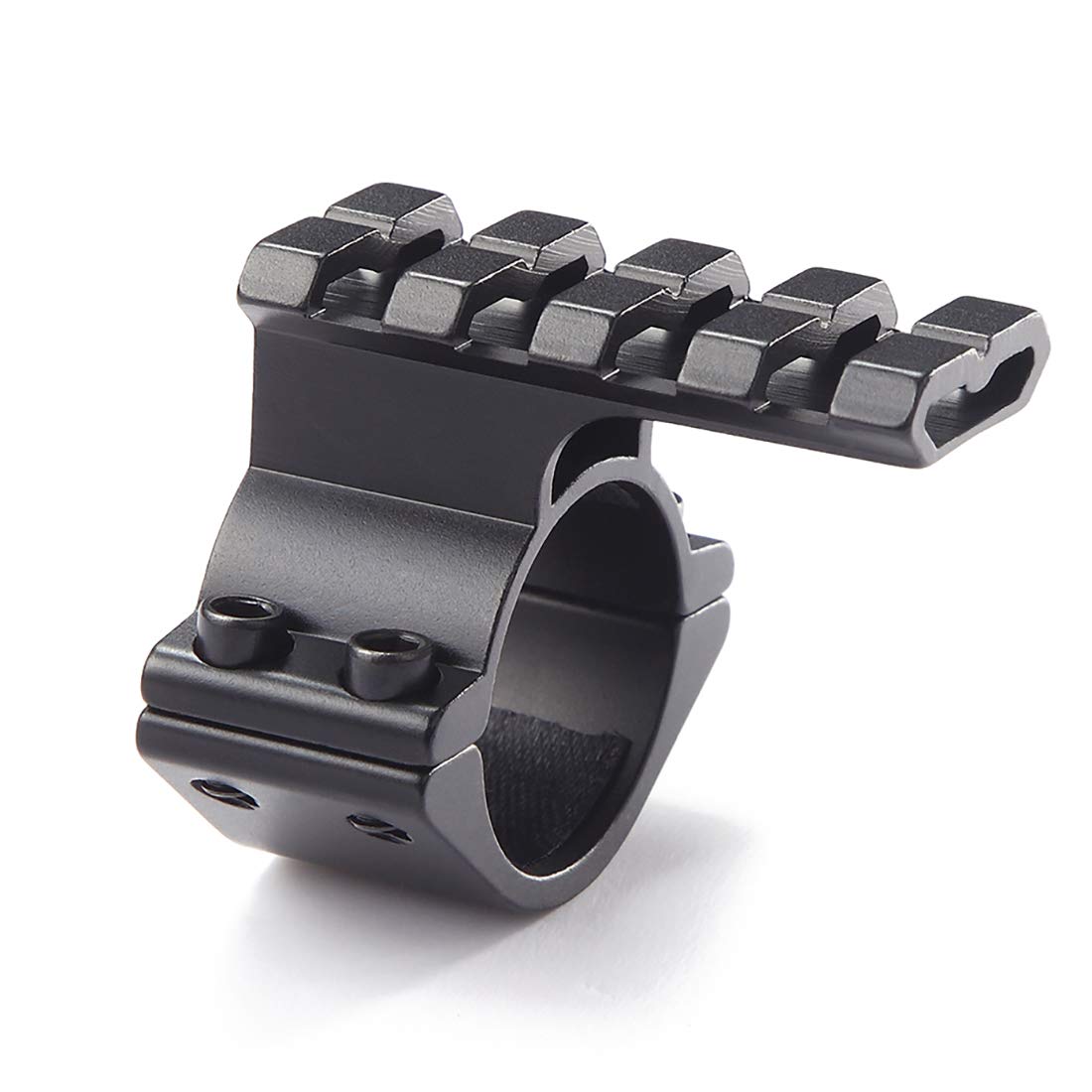 NcDe 1Inch Tactical Laser/Flashlight Barrel Clamp Mount with Rail