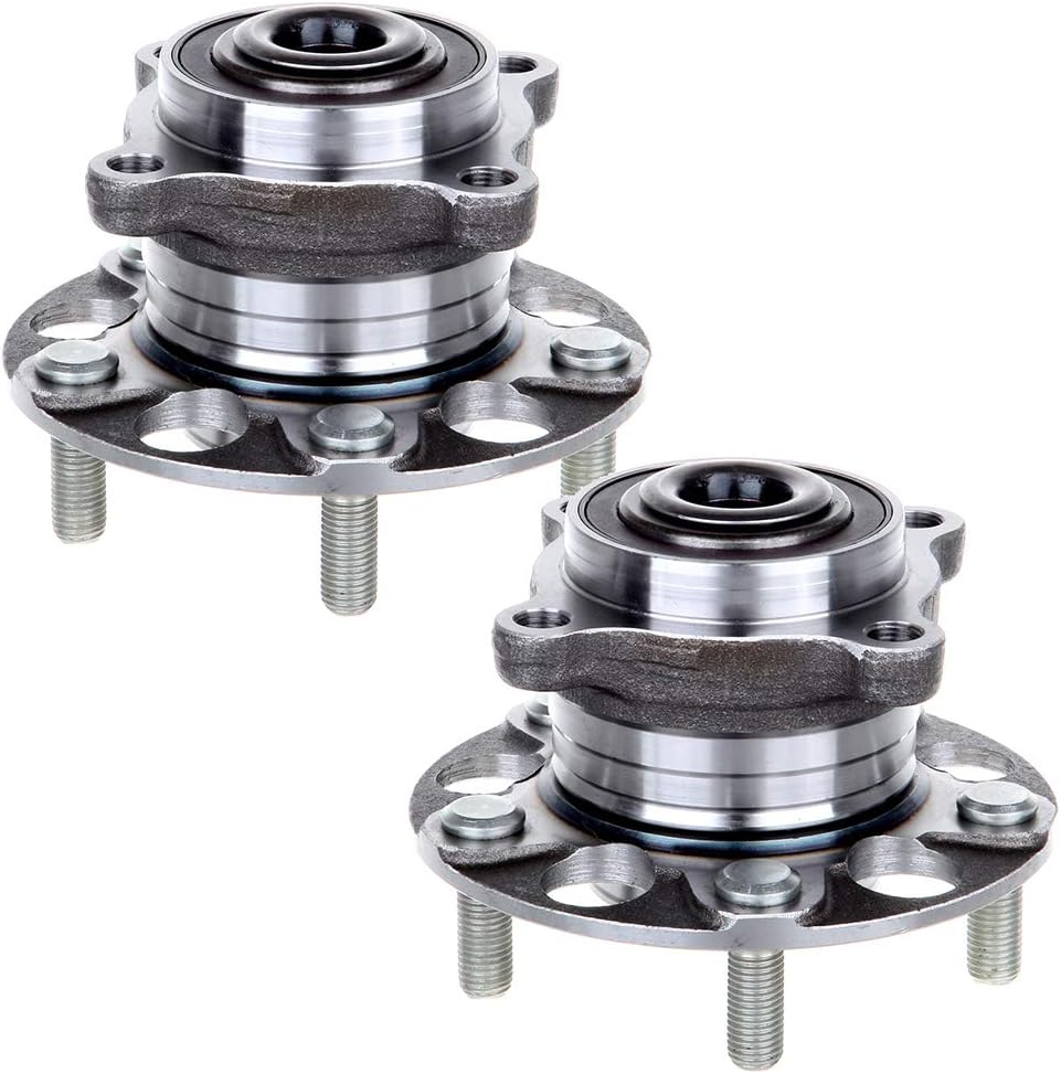 512327 Rear Wheel Bearing and Hub Assembly For Acura TSX 2004-2008 For Honda For Accord 2005-2007 5-Lug with Wheel Speed Sensor 2 Pack