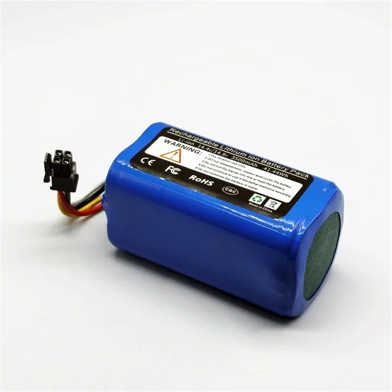 14.4V 3500mAh Li-ion Battery，Compatible For Ursus Trotter，BP14426E 4INR19/66 Robot Vacuum Cleaner(3500mAh 2pcs)