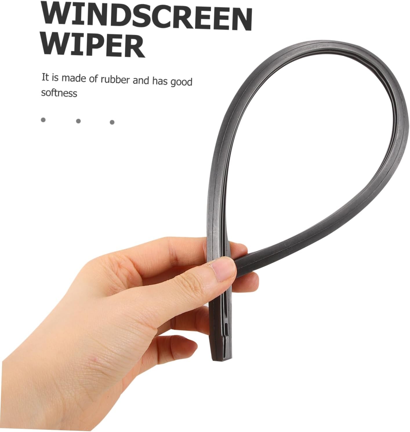 Windshield Wiper Blade Refill Rubber Strips Fit Replacement for Cars Quiet Operation Efficient Cleaning Durable Rubber for Visibility