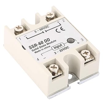 SSR60DD Fast Switching SSR Solid State Relay for Food Machinery Packaging Machinery SSR Module 60A DC-DC