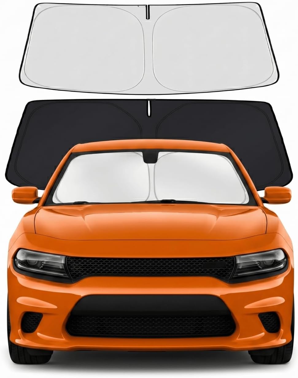 Custom Fit Windshield Sun Shade for Dodge Charger 2011-2023