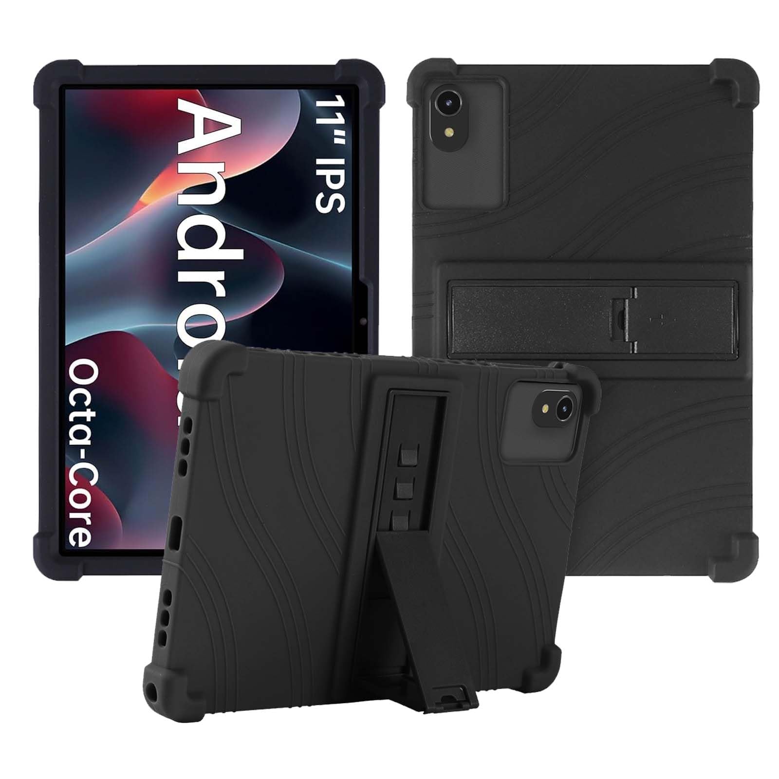Case for ApoloMedia EP1095T Tablet 11 inch,Soft Silicone Protector Cover,Kids Friendly,Adjustable Stand Tablet Cover,4 Corners Thicken Shockproof,