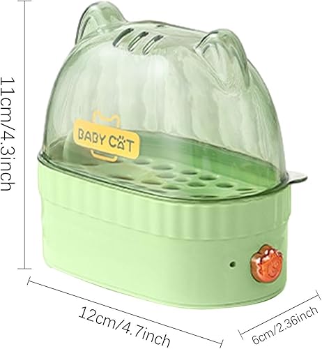 Miniatura 6 de Cocina eléctrica para huevos fácil, máquina de cocción de huevos de apagado automático, olla multifuncional para huevos duros, con apagado