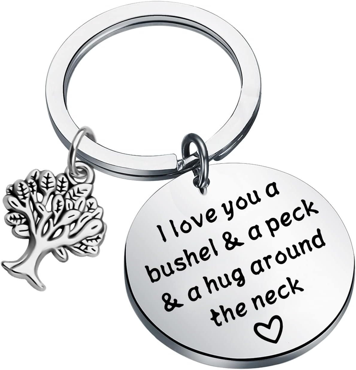 BNQL I Love You a Bushel and a Peck Necklace Gift for Mom Grandma