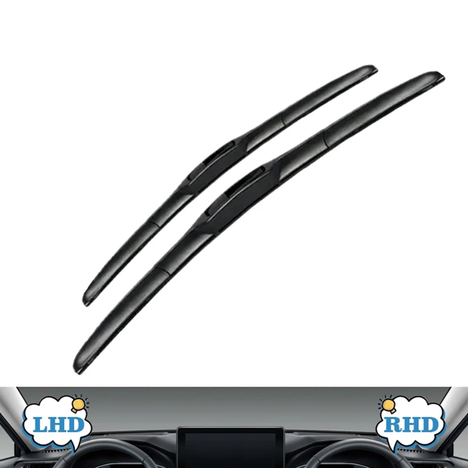 Limpiaparabrisas De Coche Compatible Con Suzuki Para Vitara Para FT Para GT Para Grand Para Vitara 1999-2005 Limpiaparabrisas Delanteros De Coche 19"+19"