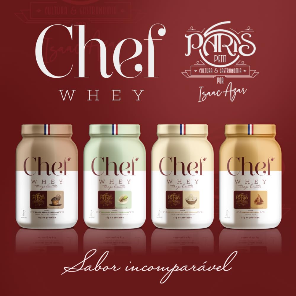 Whey Protein Zero Lactose Paris 6 800g - Chef Whey (800g