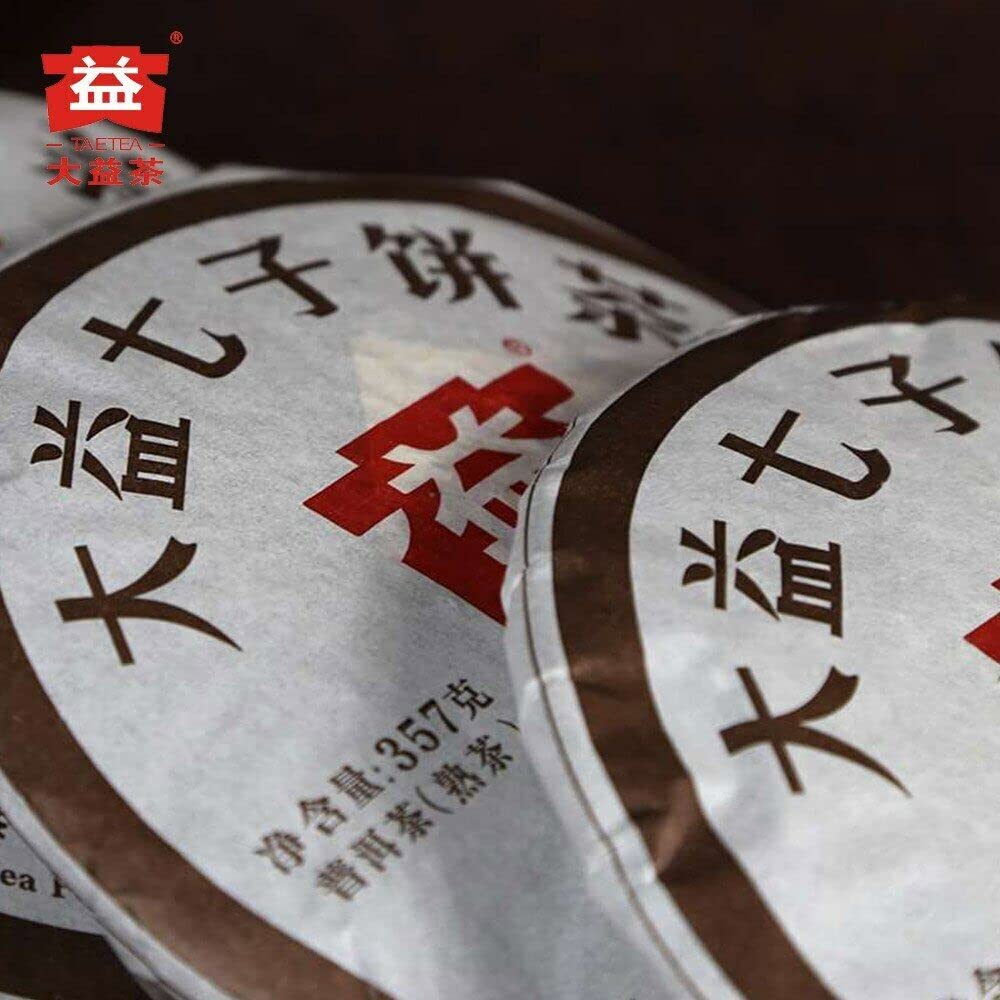 Chinesischer Tee Reifer Pu'er TAETEA 7592 Chi Tse Beeng Shu Puer 357g