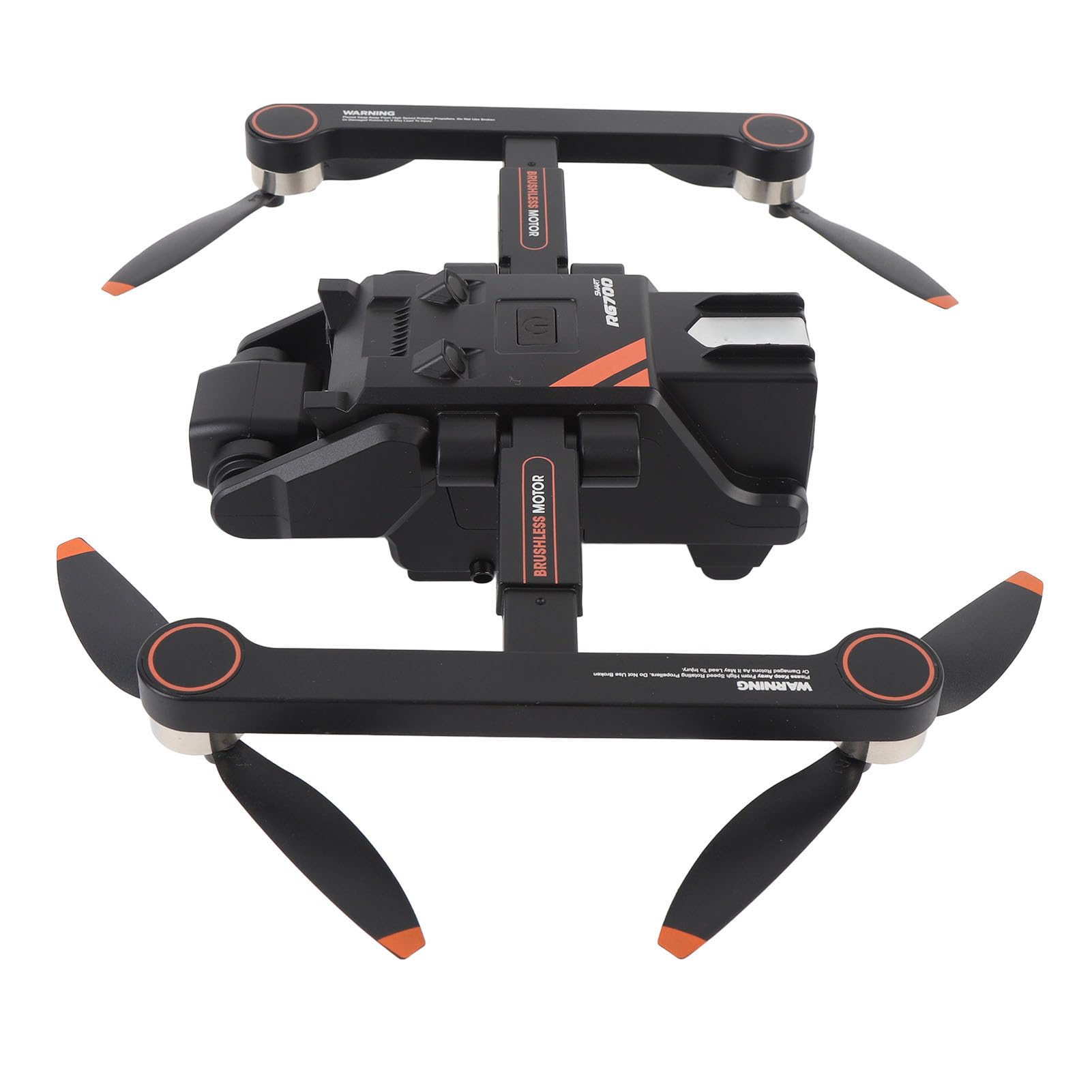 Asixxsix GPS-Drohne mit EIS 4K-Kamera, RC-Quadcopter mit Bürstenlosem Motor, Automatische Rückkehr, HD-Bildübertragung, Dual-Kamera-Umschaltung mit LCD-Bild (2 Batterie)