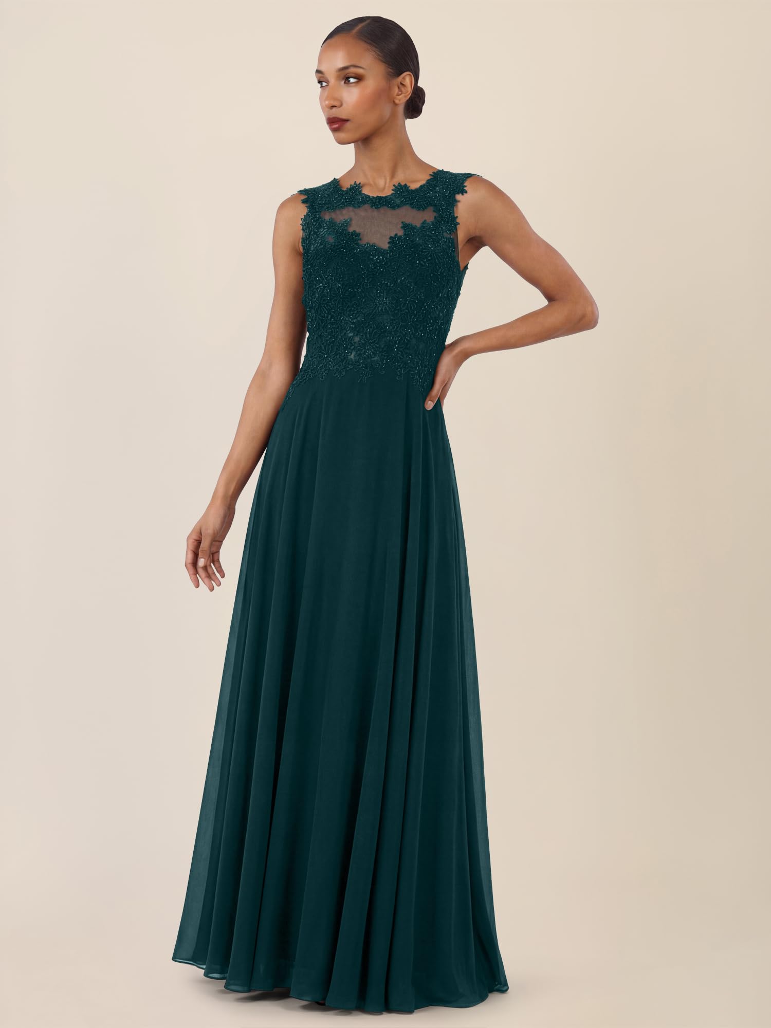 APART Fashion Sukienka wieczorowa, ciemnozielony, 38