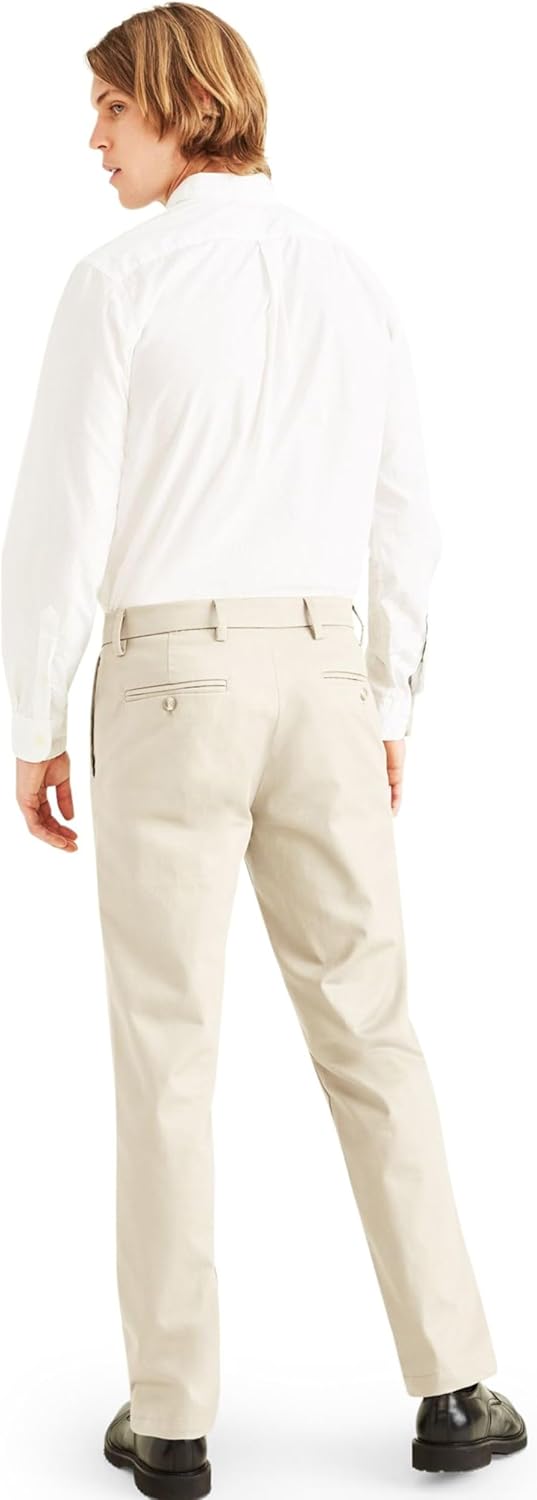 Dockers Men's Slim Fit Signature Khaki Lux Cotton Stretch Pants - Image 5