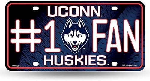 Miniatura 11 de Rico Industries NCAA - Placa de matrícula metálica unisex para adultos #1