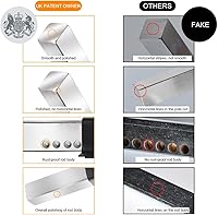 Vista 5 de Barn Door Lock, Fence Gate Lock, Double Sided Gate Latch, Gate Lock for Wodden Garage Door, Supplied with 5 Keys, Work with 2.75" Wooden Vinyl Metal