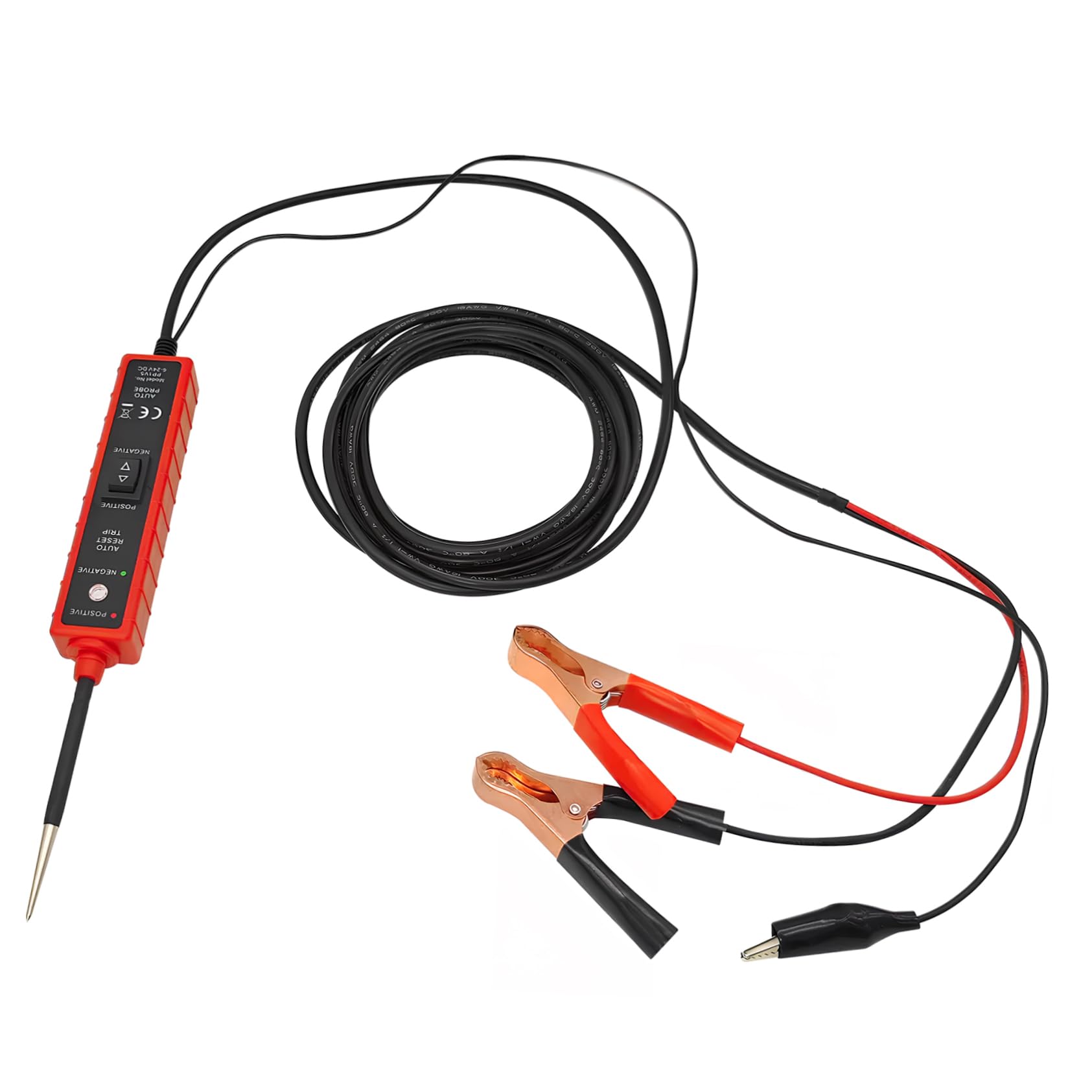 Zerodeko Probador De Circuitos Automotrices Dc Probador De Sondas De Circuitos De Potencia Herramienta De Sistema Eléctrico Para Pruebas De Mantenimiento De Automóviles