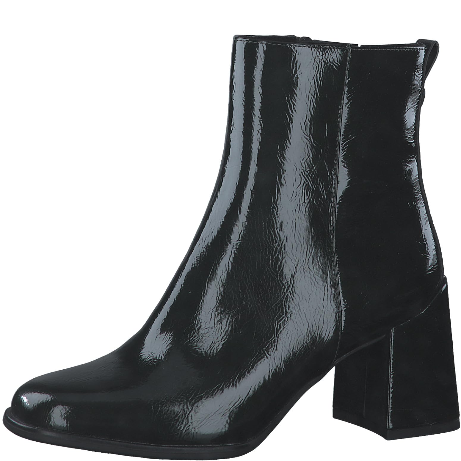 MARCO TOZZI Women's 2-25327-41 Boot Heel, Forest Patent, 5.5