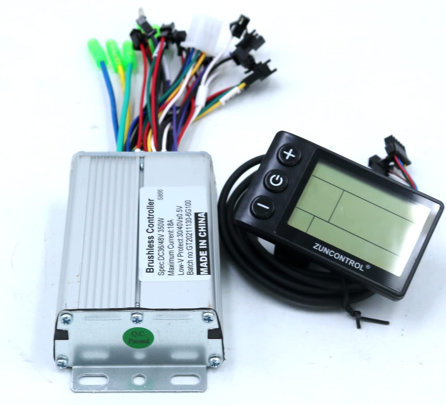 Regulador Patinete Electrico 3 6V 48V 60V 350W 18A Controlador de Motor E-Bike E-Bike CONVENTO DE Velocidad Y Pantalla Controlador del Motor