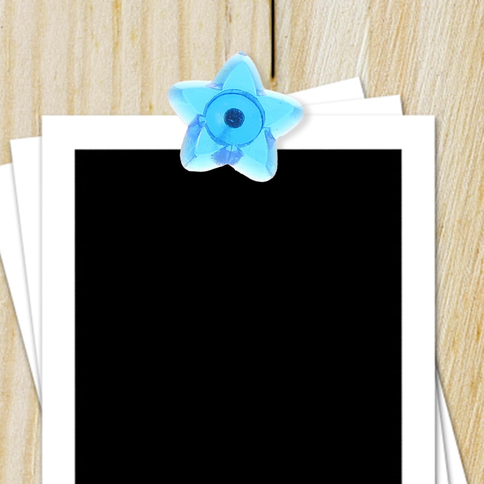 Housoutil 500 Piezas Chinchetas Estrella Transparente Coloridas Reutilizables para Tableros Corcho Oficina y