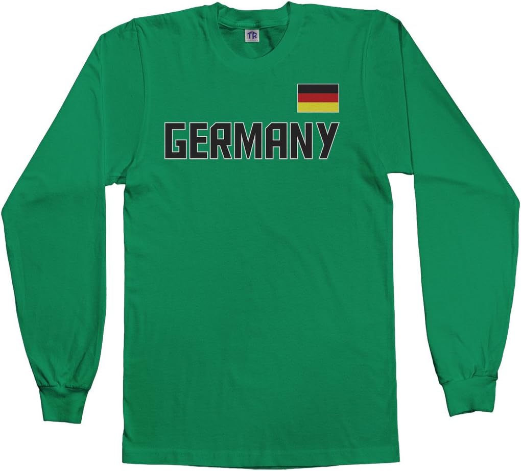 Threadrock Men's Germany National Pride Long Sleeve T-Shirt