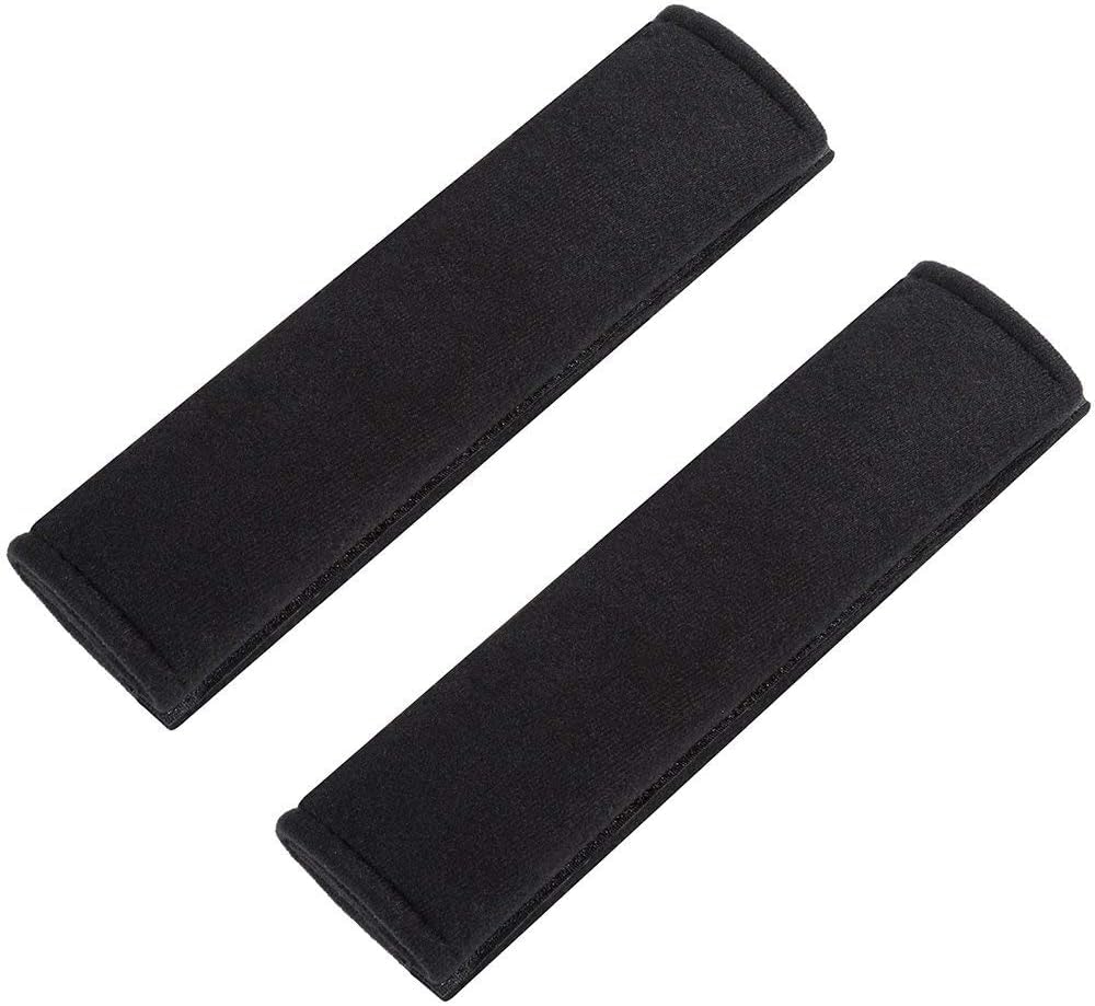 WANGAIDCE 2PCS Seatbelt Covers for MW X1 (U11) SAV 2022, Black Seatbelt Strap Cover for Adults Kids Women & Men, Soft Shoulder Neck Chest Protector Pad