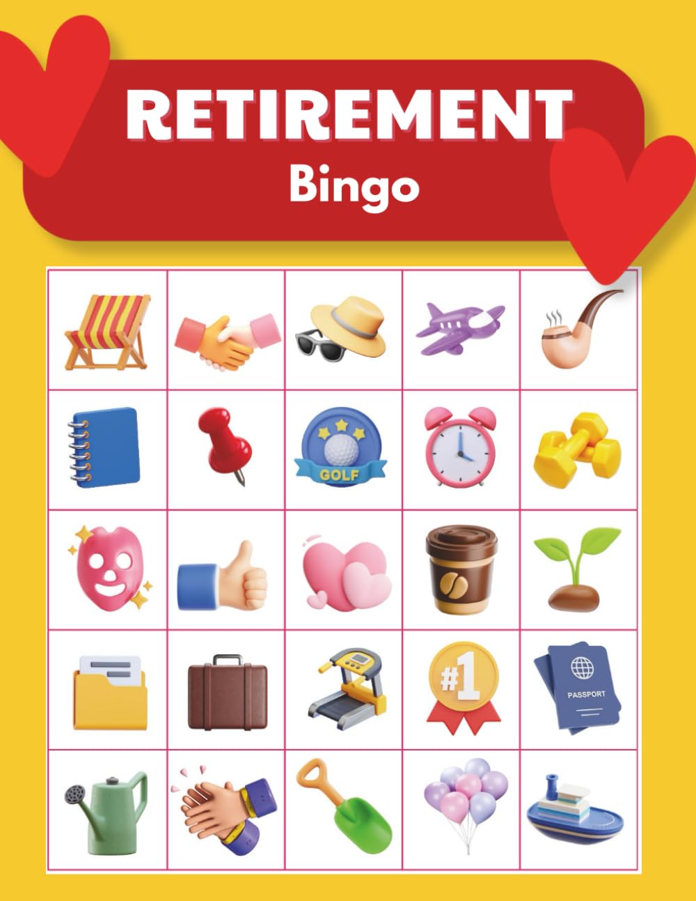 Retirement Bingo: Game for Senior Party | Elderly Activity