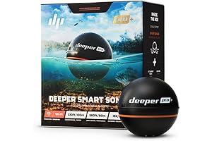 Deeper PRO+: Castable and Portable Fish Finder with GPS for Fishing Anywhere