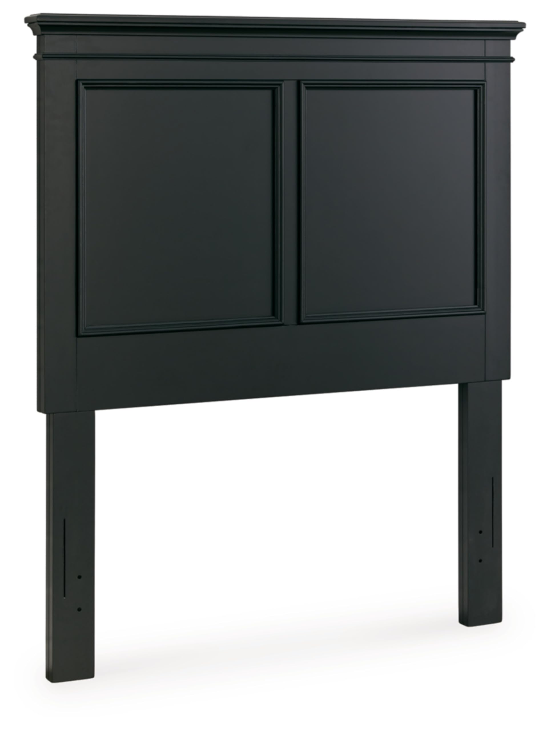 Signature Design by Ashley Lanolee Classic Panel Headboard, Twin, Black