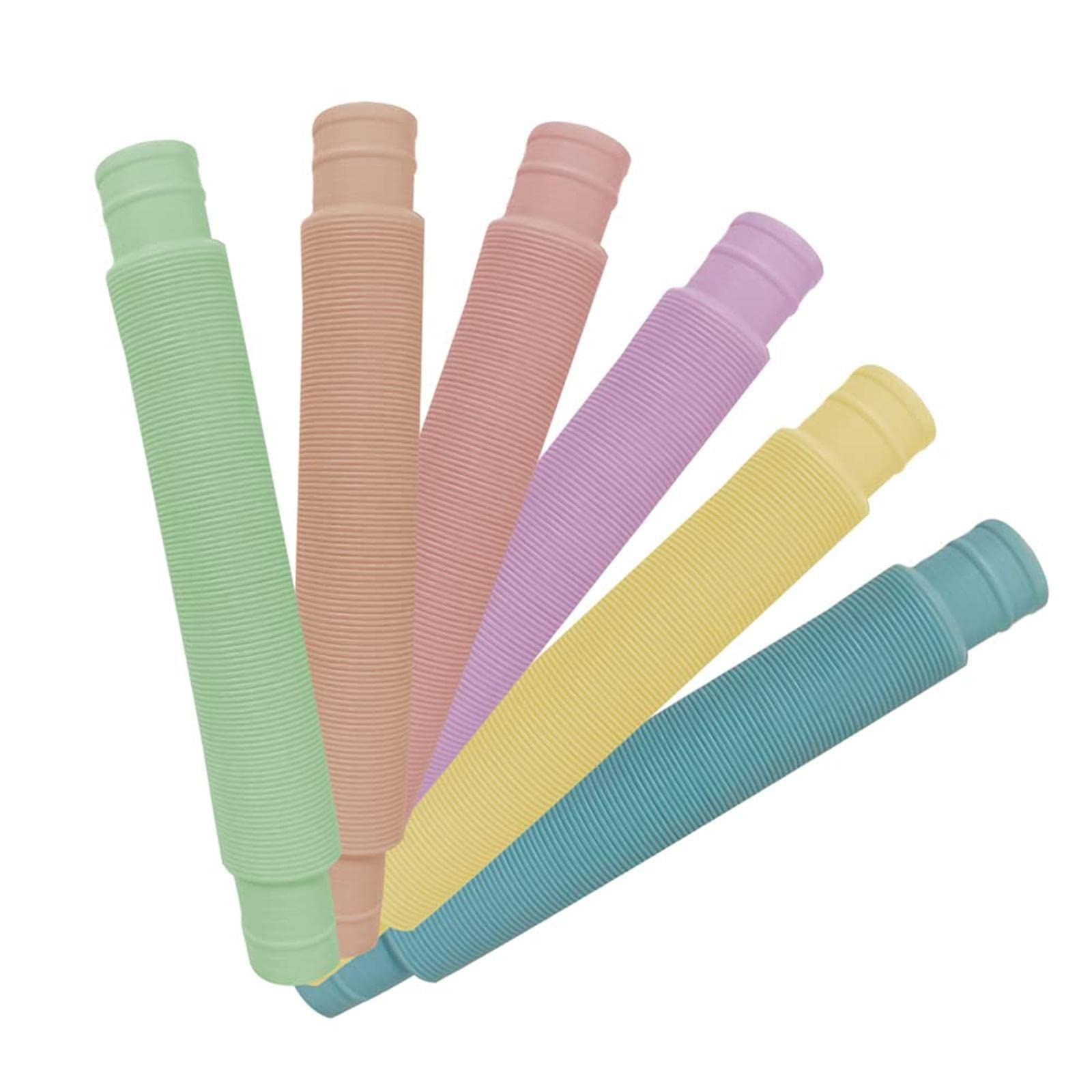 大人気！伸縮チューブ マルチカラー6本セット