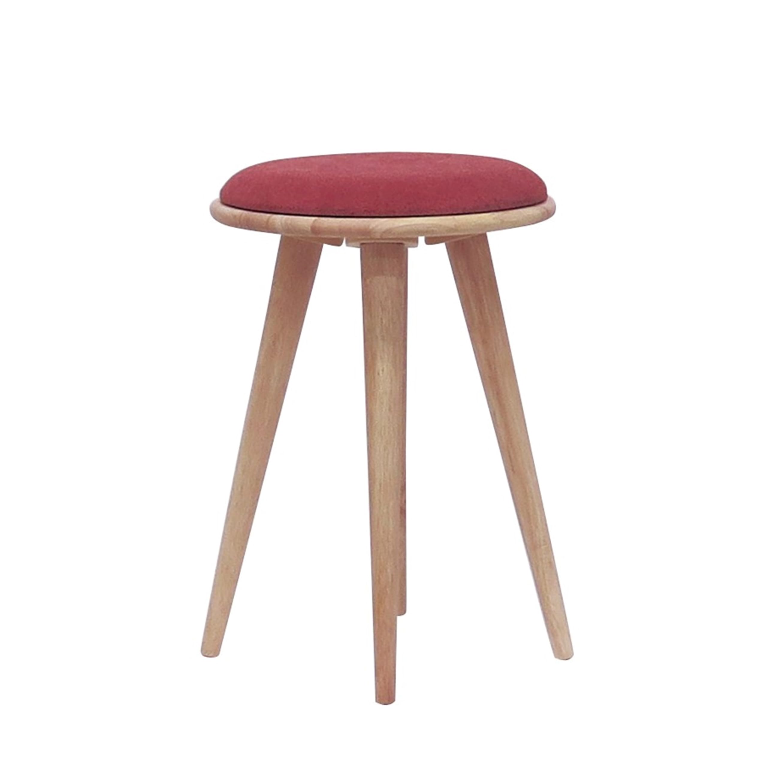 erina様木製 ラウンド スツール 剥離 2