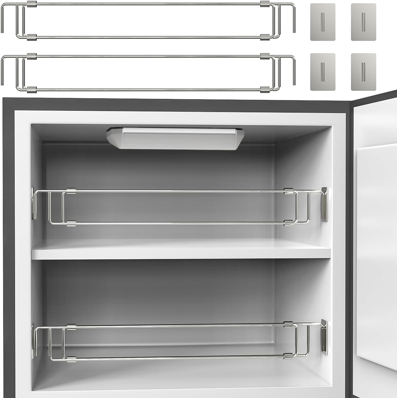 Amazon.com: 8 Packs Small Tension Rods 16 to 28 inch Spring Adjustable ...