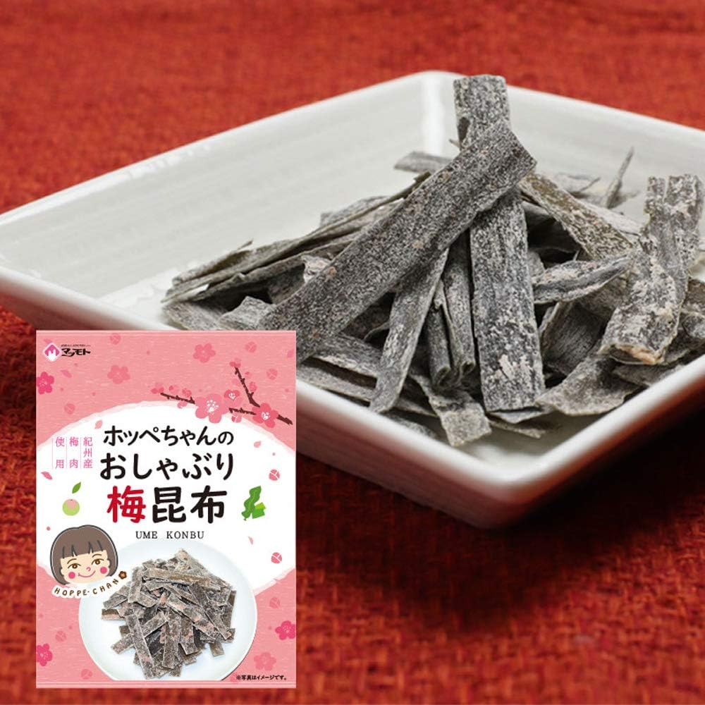 マツモト ホッペちゃん梅おやつ昆布 6g×12袋