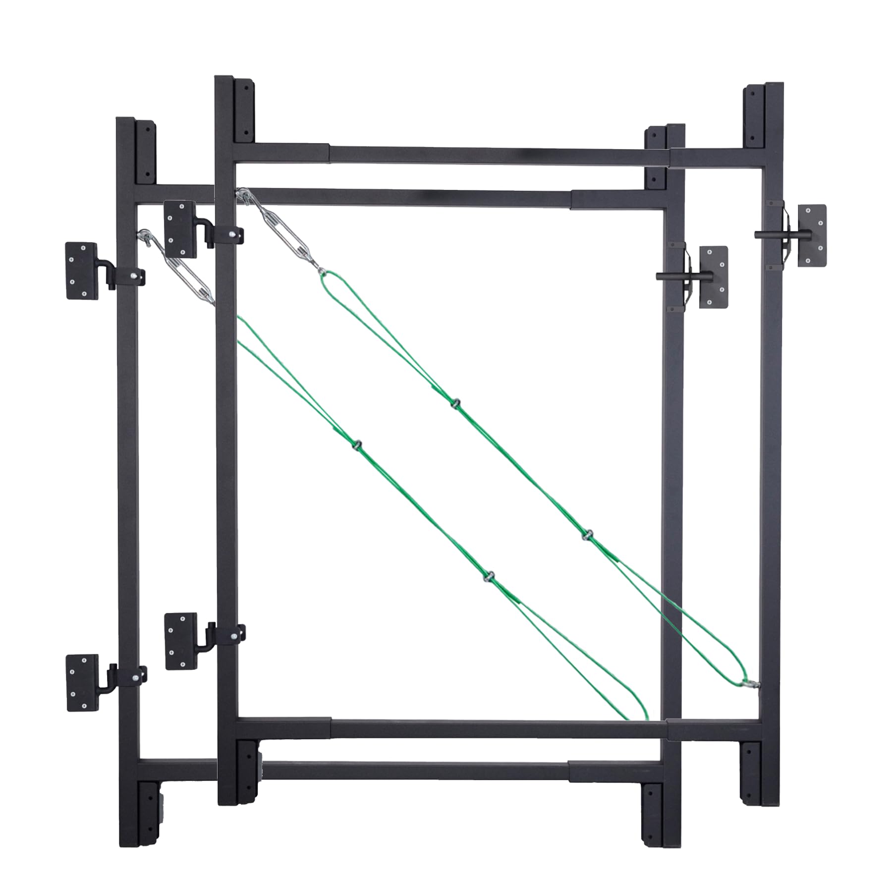 Photo 1 of *** MISSING PIECES AND MIXED PIECES COULD BE USED FOR PARTS ****Heavy-Duty Adjustable Fence Gate Kit - 36" to 72" Wide DIY Gate Kit for Wooden Fence Using 1x4 & 2x4 Lumber, Complete Gate Kit for Building Sturdy 4 to 5 Foot Backyard Wood Gates /2 PCS