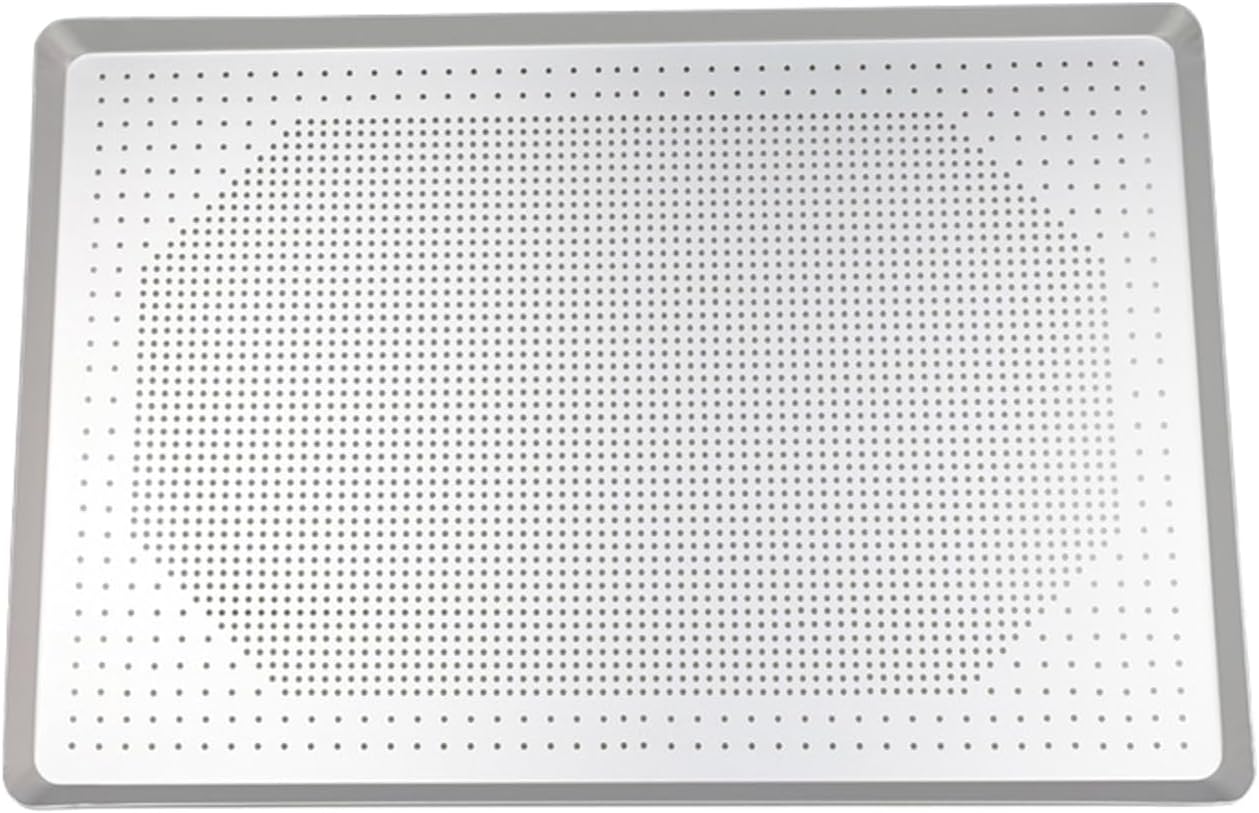 Anodized Aluminum Heavy Duty Roasting Rack With Nonstick Coating 60x40cm Round Corner Baking Sheet Rustproof Bakeware Food Grade Aluminum Baking Sheet