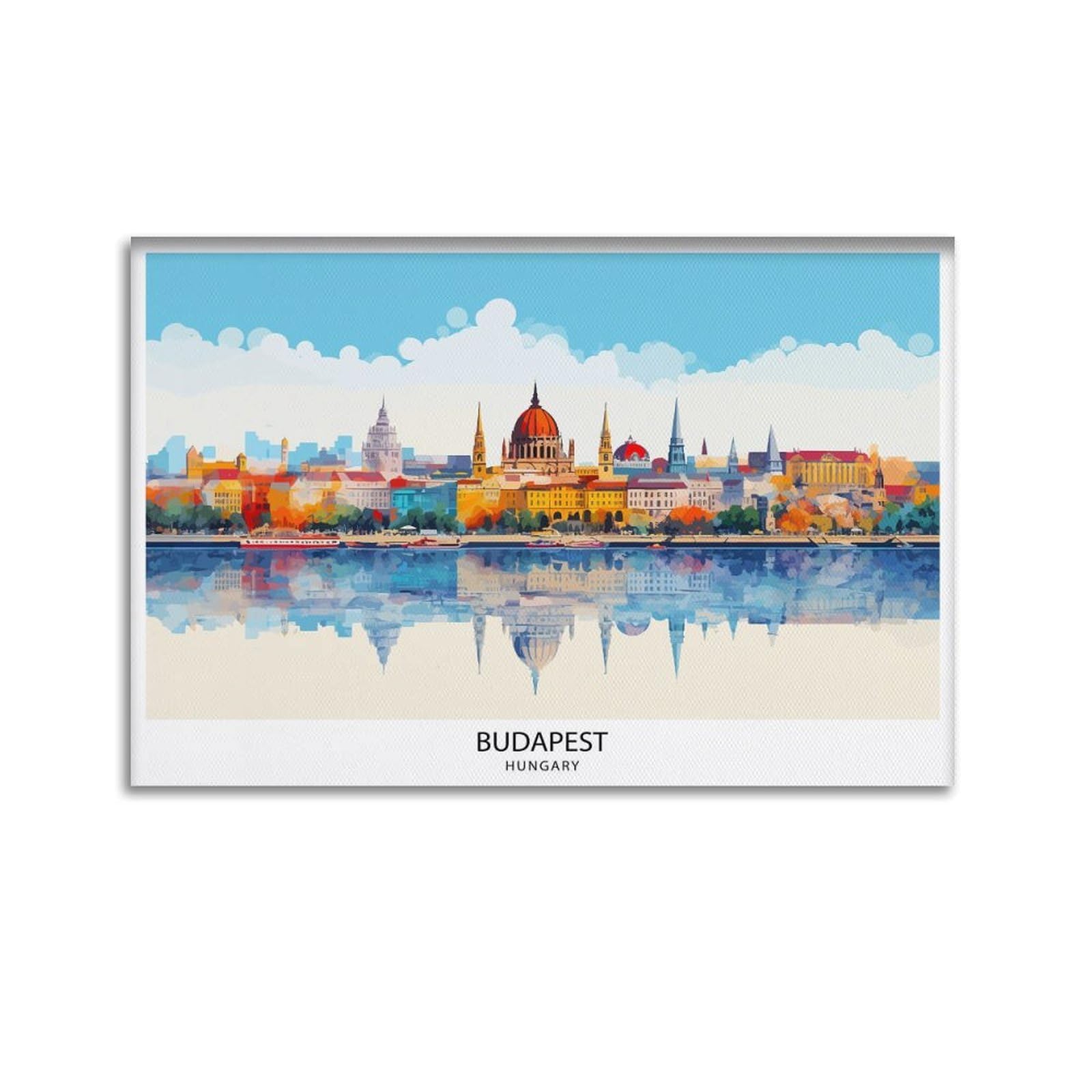 xiaoxiaoshen Budapest Hungary Travel Home Trave_4 Canvas Poster Wall Art Prints Room Aesthetic Murals Bedroom And Living Decorations 12x18inch(30x45cm)