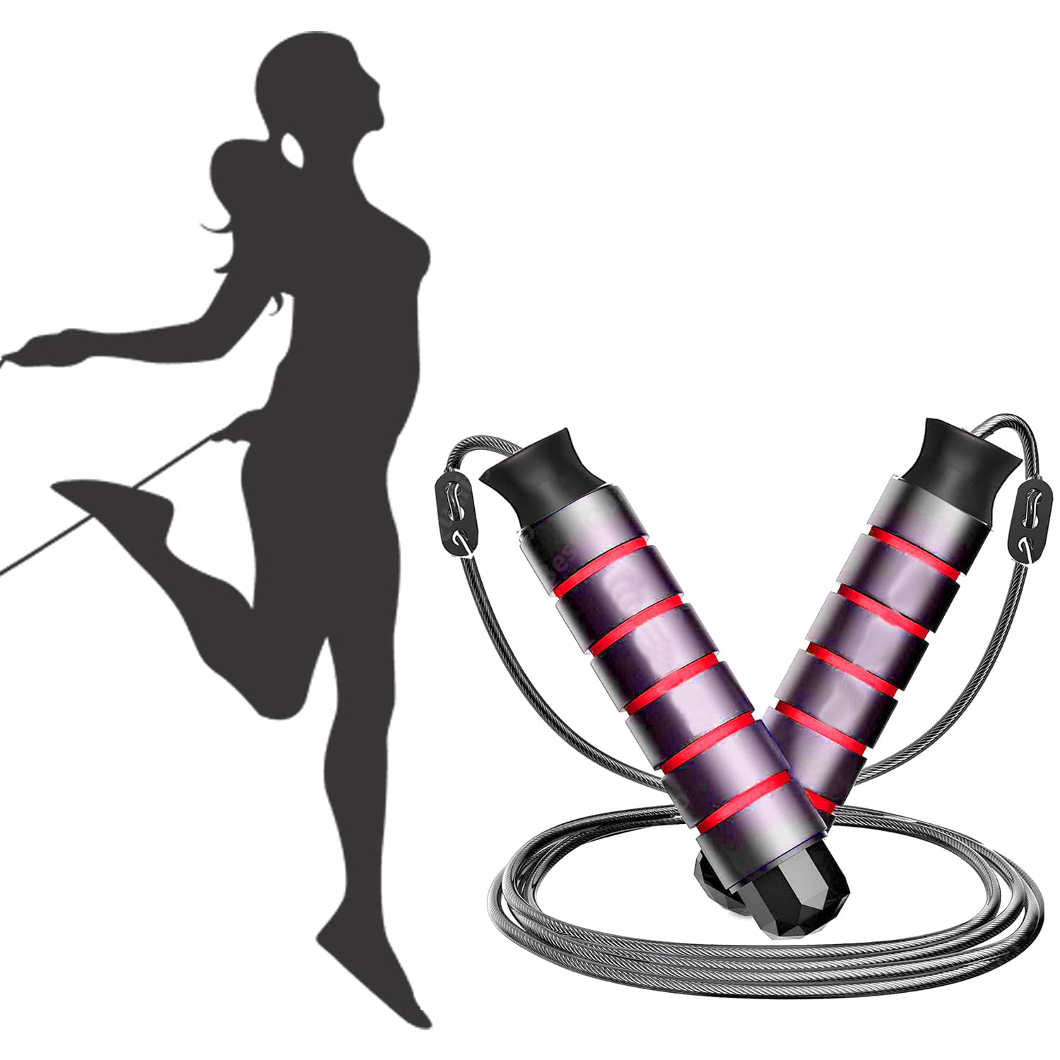 Speed Jump Rope for Men | Skipping Rope for Women Exercise | Jump Rope for Kids-image-7