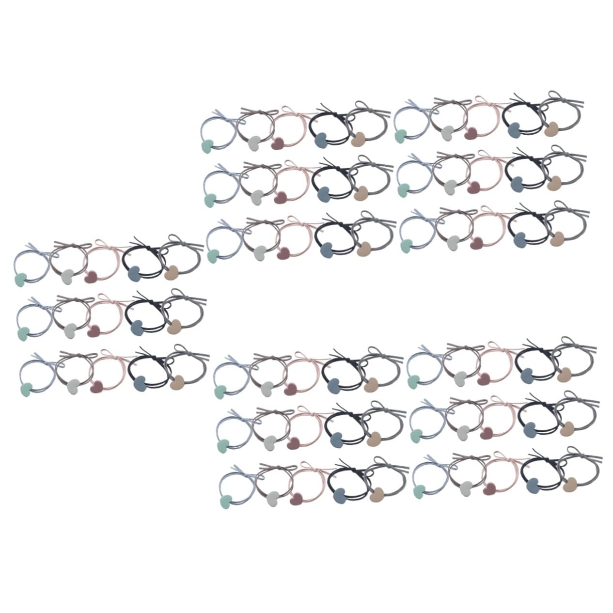 DOITOOL 75piezas Cintas Para Cabello Accesorios Minimalistas Para Coletas Lazos Elásticos De Moda Para Niñas