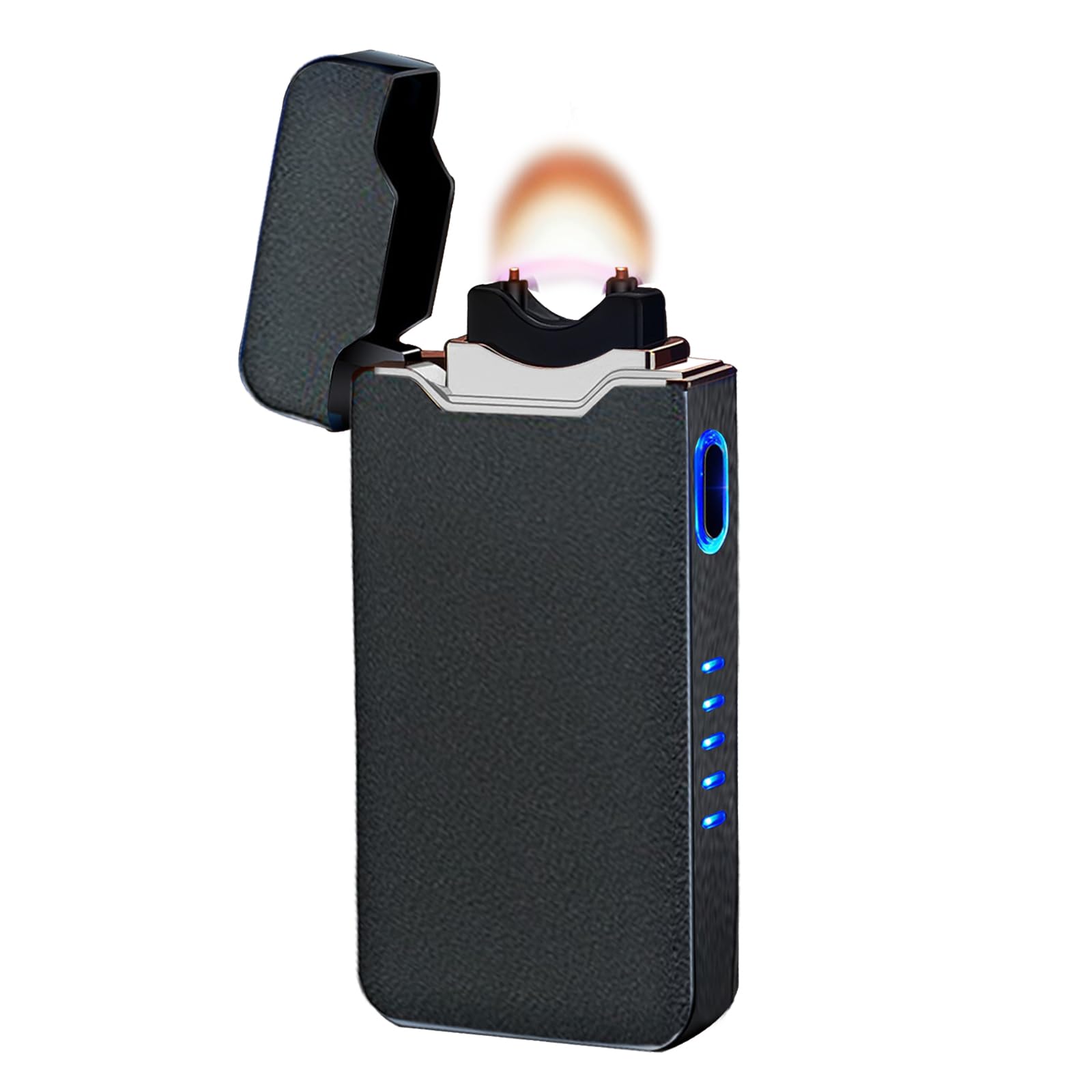 Briquet électrique SKRFIRE de luxe noir mat l'élégance de la technologie plasma