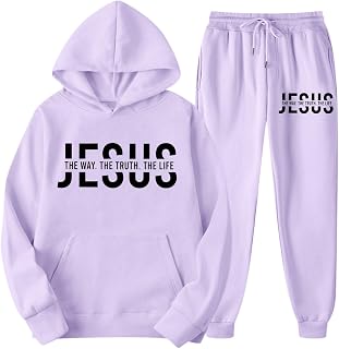 Generisch Conjunto de pantalones de sudadera informal minimalista para mujer con estampado
