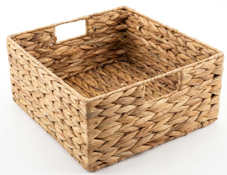 panier de rangement durable en jacinthe
