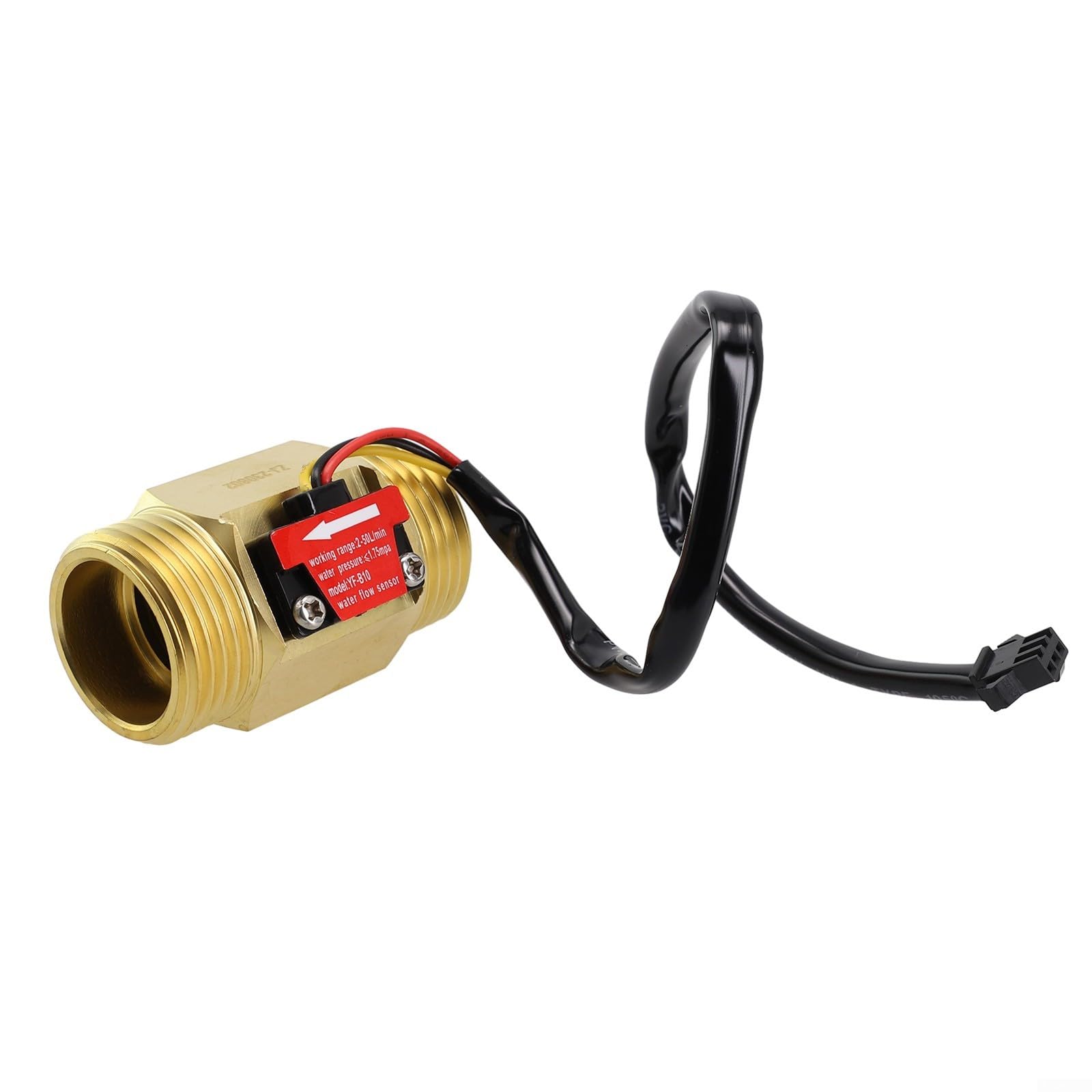 YF B10 G1 Hall-Effekt-Wassersensorschalter, Niederwasserdruckstart, DC 5 V (Meter)