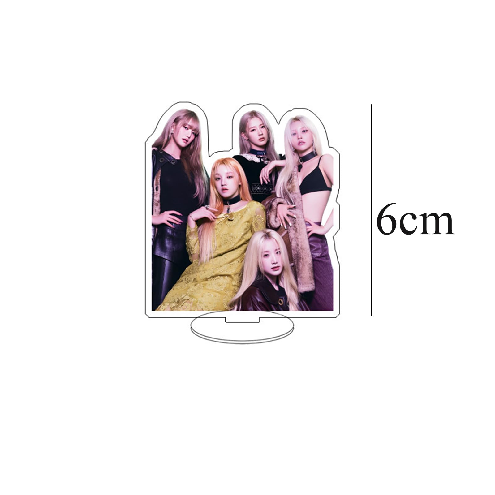 (G) Juego de regalo I-DLE, juego de regalo para fans de K-POP, pegatina GIDLE, alfombrilla para ratón, mini tarjeta de estadística de acrílico