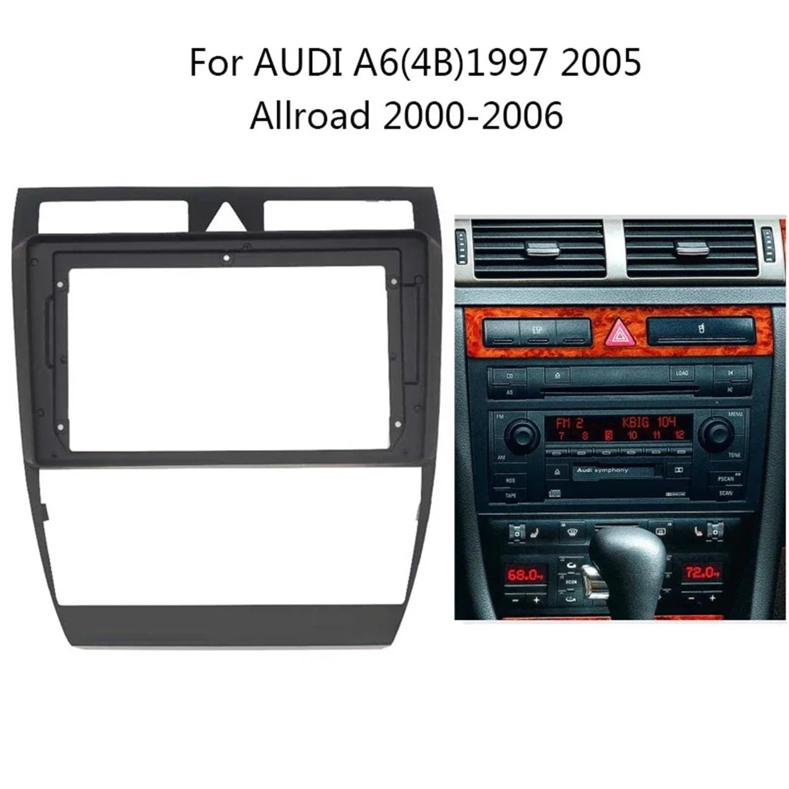 zaślepki radia Dla Audi A6(4B) 1997-2006