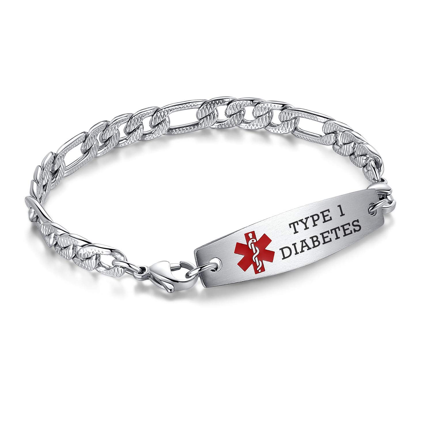 LinnaLoveLinnaLove Interchangeable medical alert bracelets for men women free engraving medical bracelets