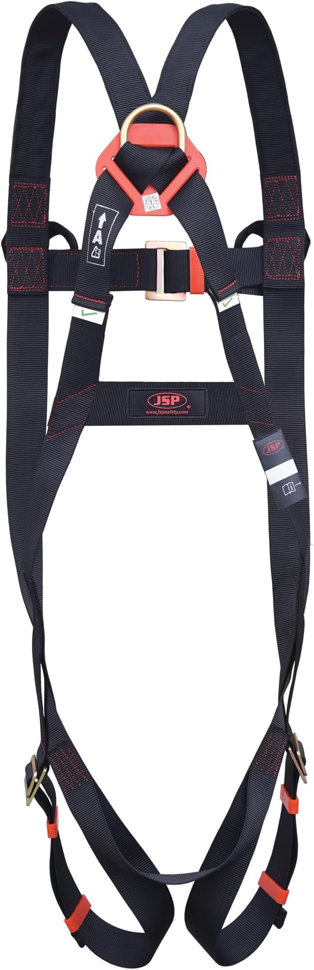 JSP Spartan 2-Point Harness (FAR0302), black, one size