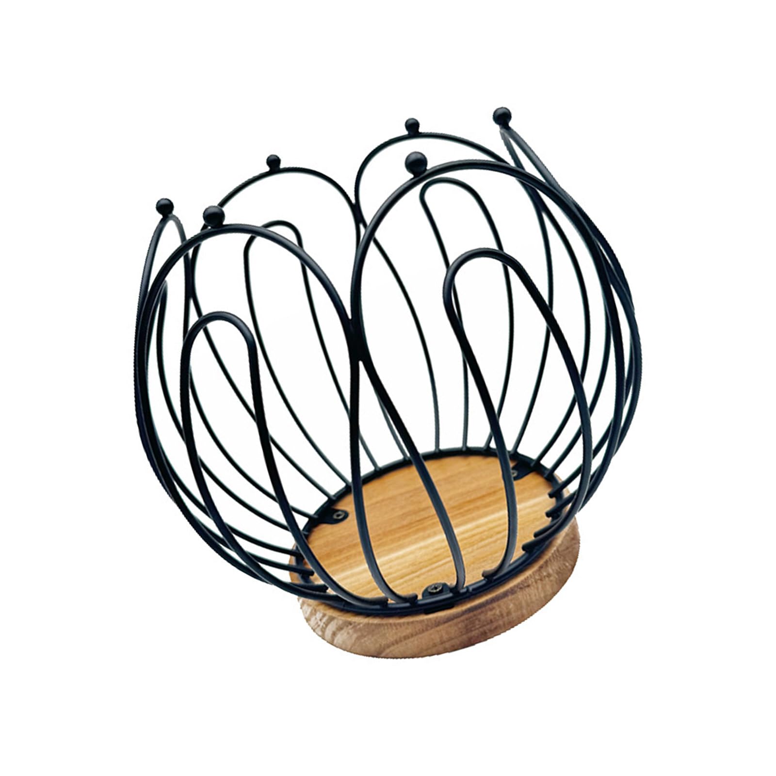 NEWFT Functional Espresso Pods Organizers with Mug Shape Sturdy Iron Coffee Storage Rack for Home Use Modern Coffee Holder