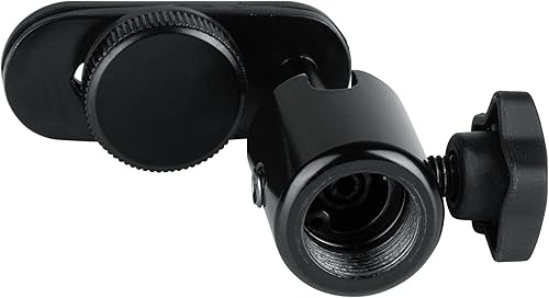 Miniatura 9 de Gator Frameworks Adaptador de Soporte para Cámara de Pie de Micrófono con Cabezal de Rótula se Adapta a Roscas de Cámara Estándar 14-20