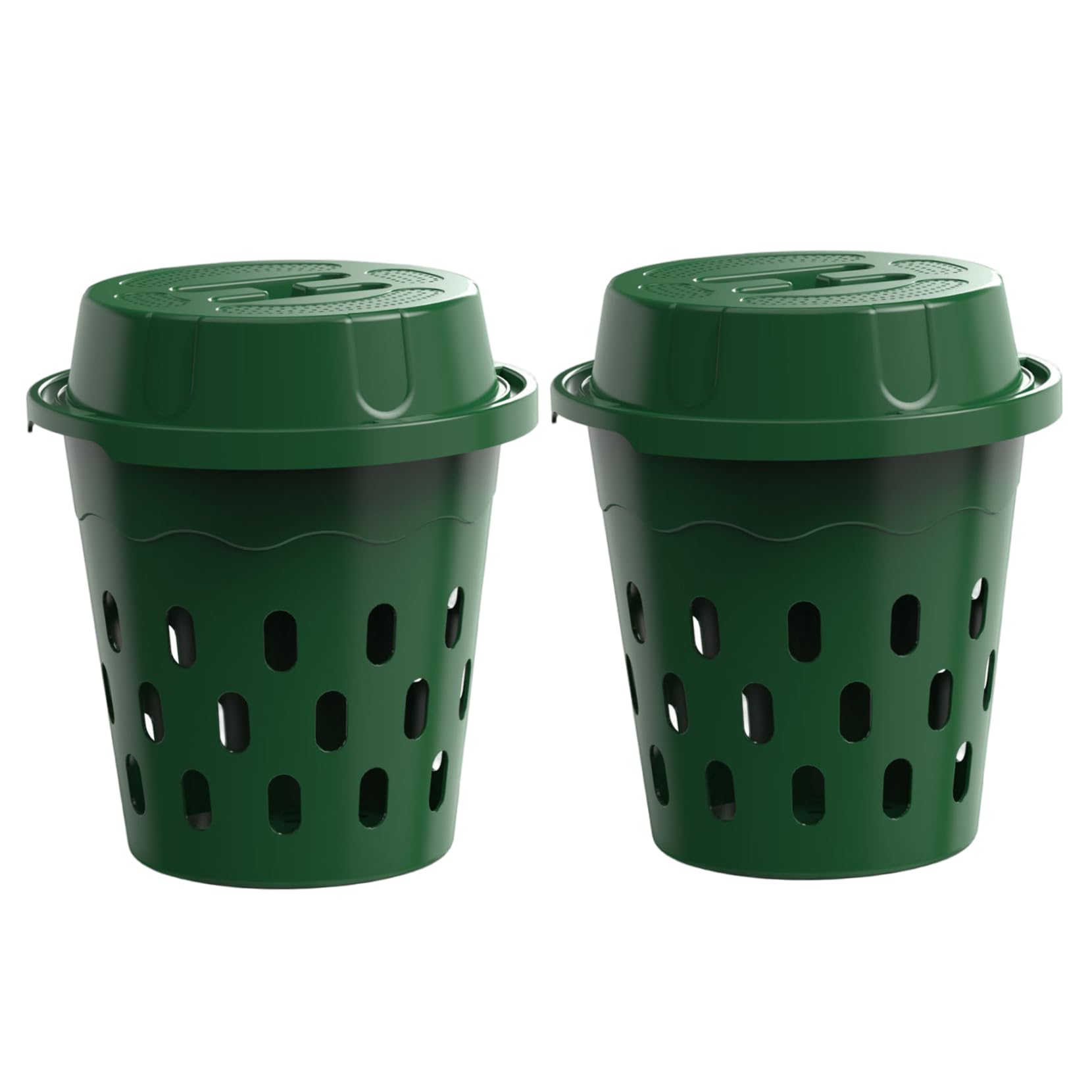 In Ground Worm Composter, 12L Worm Composter for Garden Beds & Home Use, Vermicomposting Bin for Beginners, Green. — view 3