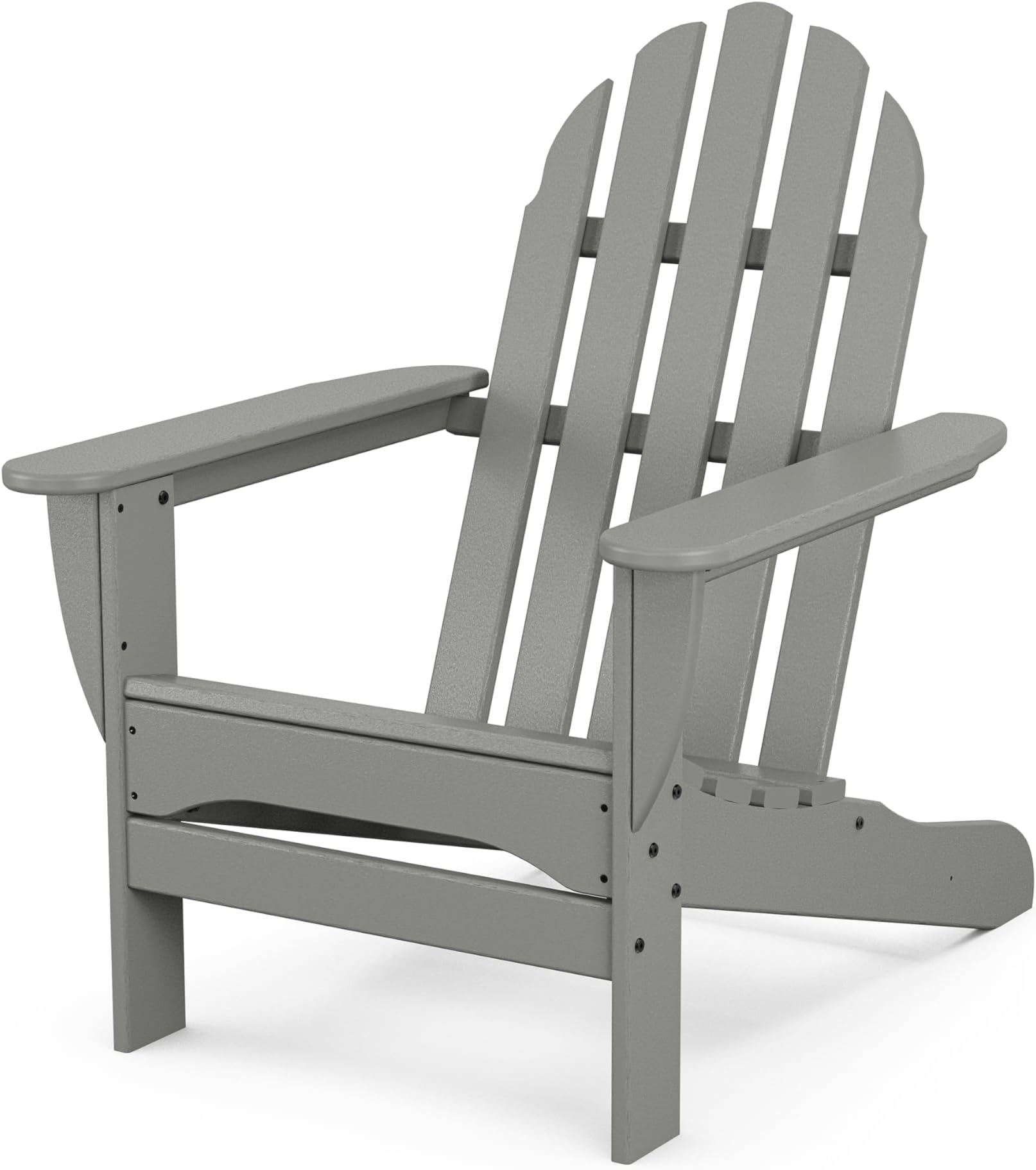POLYWOOD® Classic Adirondack Adirondack Chair, Slate Grey