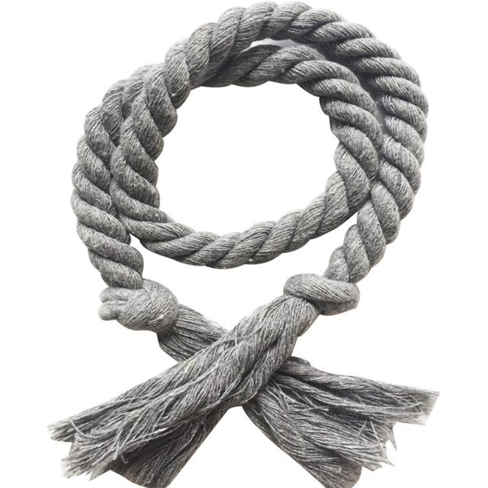Alzapaños para Cortinas, Hebillas para Cortinas para el hogar, Cuerda para Amarrar, Clips para sujetar Cortinas, Cuerda, Accesorios para Cortinas para el hogar/Naranja/85 cm (Gris Claro 85 cm)